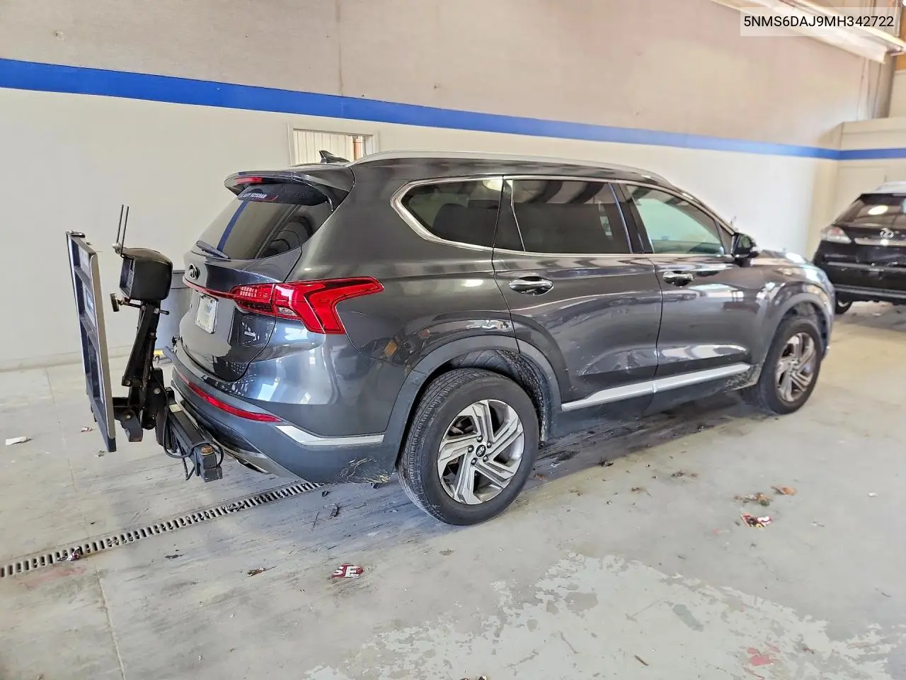2021 HYUNDAI SANTA FE VIN 5NMS6DAJ9MH342722 — фото 3
