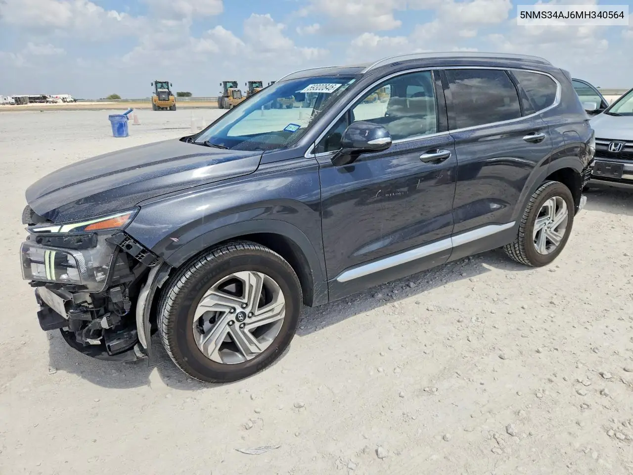 HYUNDAI SANTA FE 2021, VIN 5NMS34AJ6MH340564