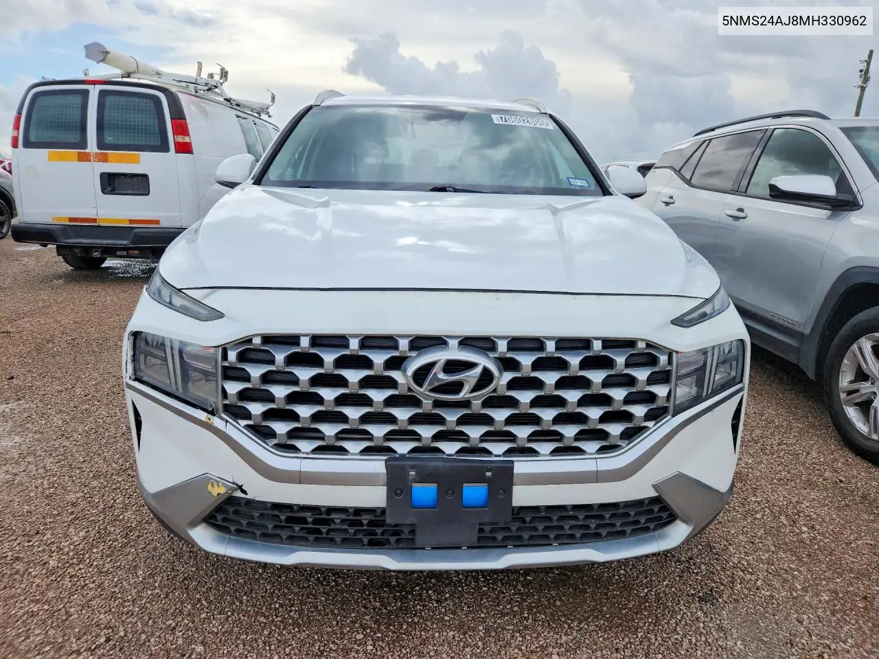 2021 HYUNDAI SANTA FE VIN 5NMS24AJ8MH330962 — фото 5
