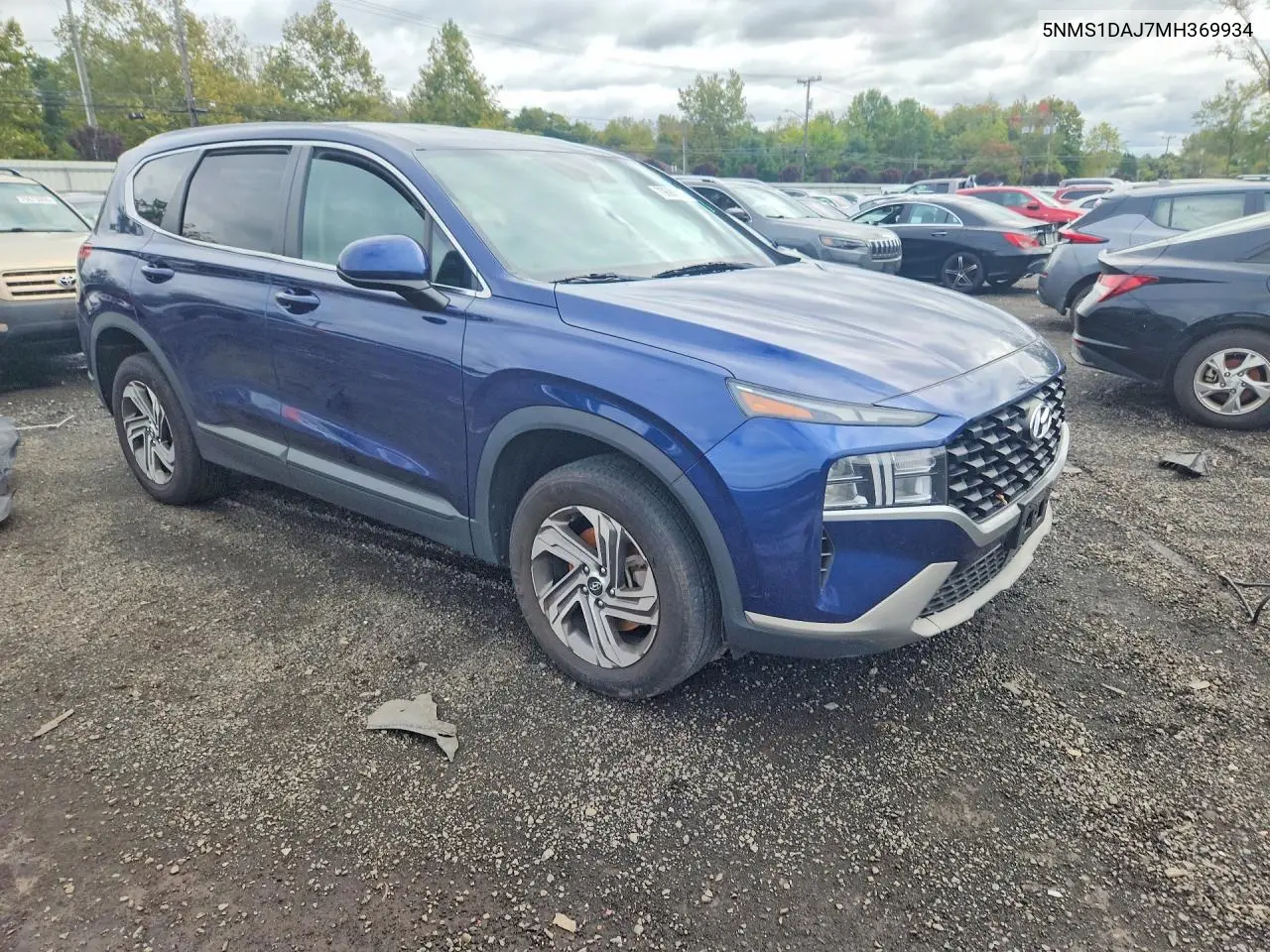 2021 HYUNDAI SANTA FE VIN 5NMS1DAJ7MH369934 — фото 4