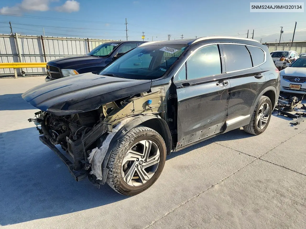 HYUNDAI SANTA FE 2021, VIN 5NMS24AJ9MH320134