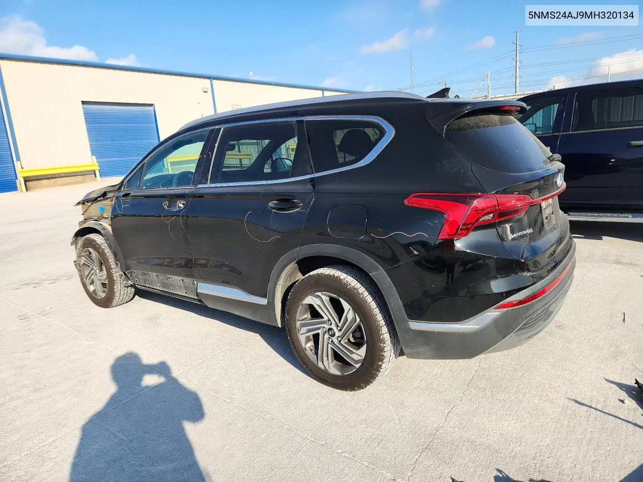 2021 HYUNDAI SANTA FE VIN 5NMS24AJ9MH320134 — фото 2