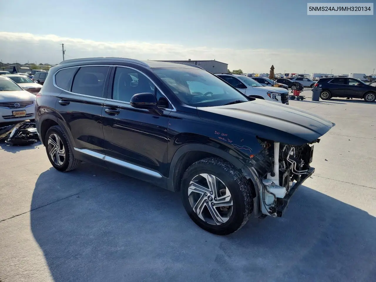2021 HYUNDAI SANTA FE VIN 5NMS24AJ9MH320134 — фото 4