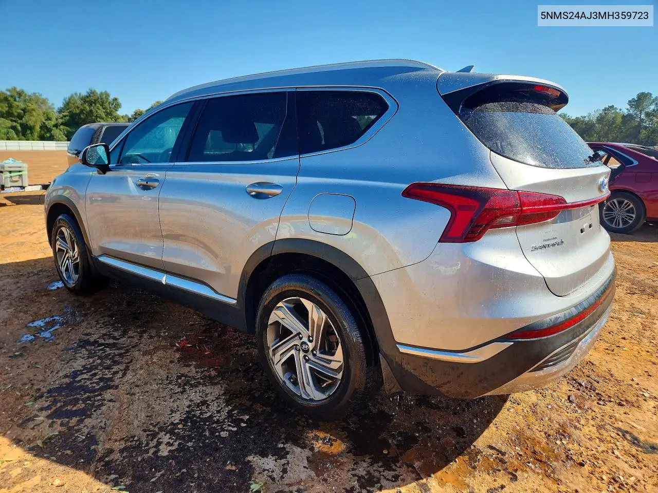 2021 HYUNDAI SANTA FE VIN 5NMS24AJ3MH359723 — фото 2