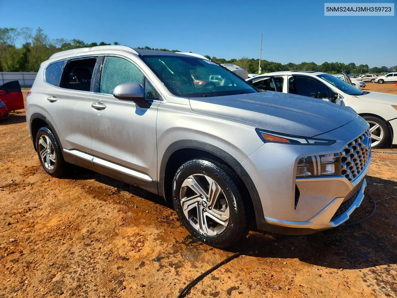 2021 HYUNDAI SANTA FE VIN 5NMS24AJ3MH359723 — фото 4