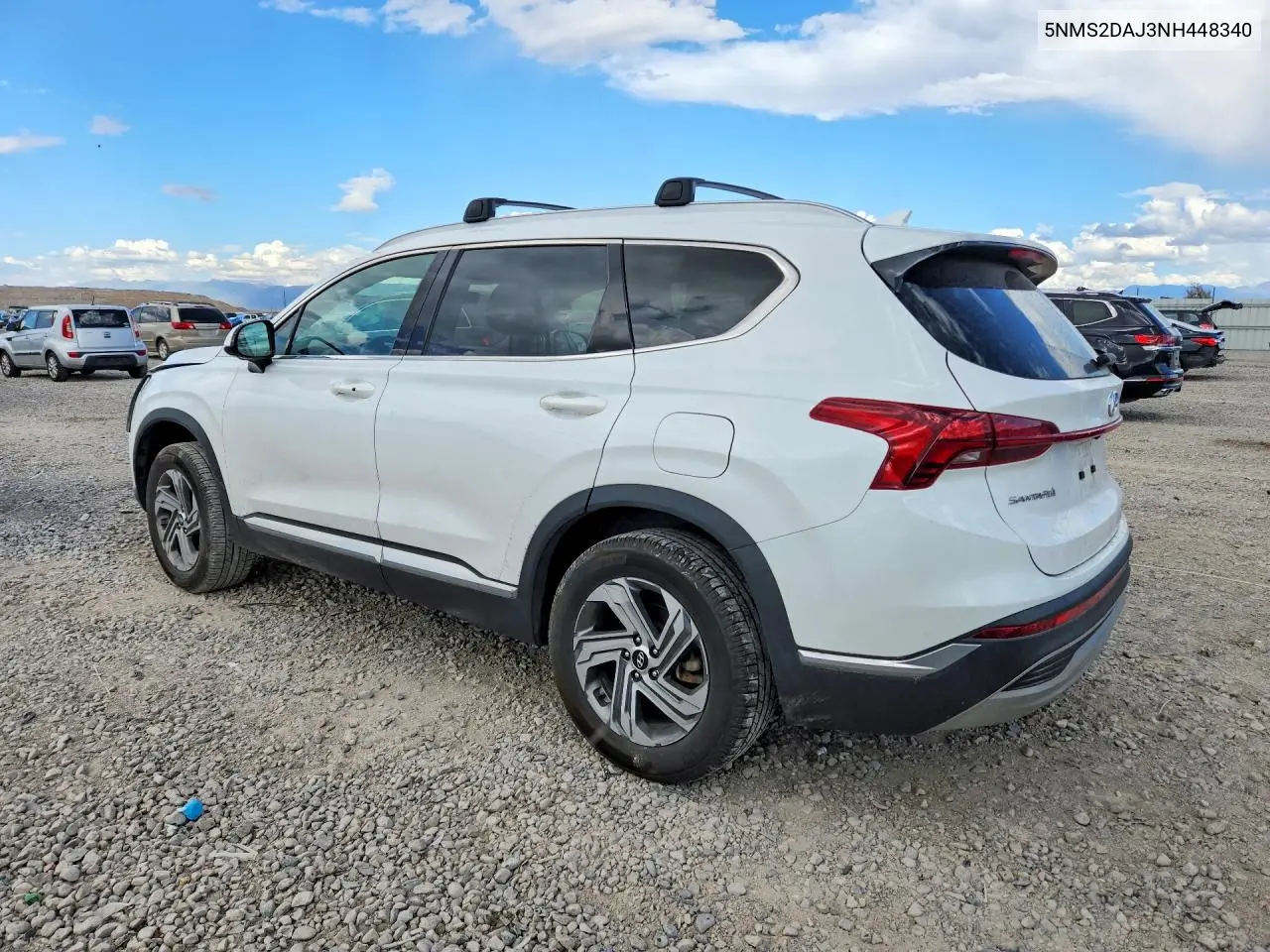 2022 HYUNDAI SANTA FE VIN 5NMS2DAJ3NH448340 — фото 2