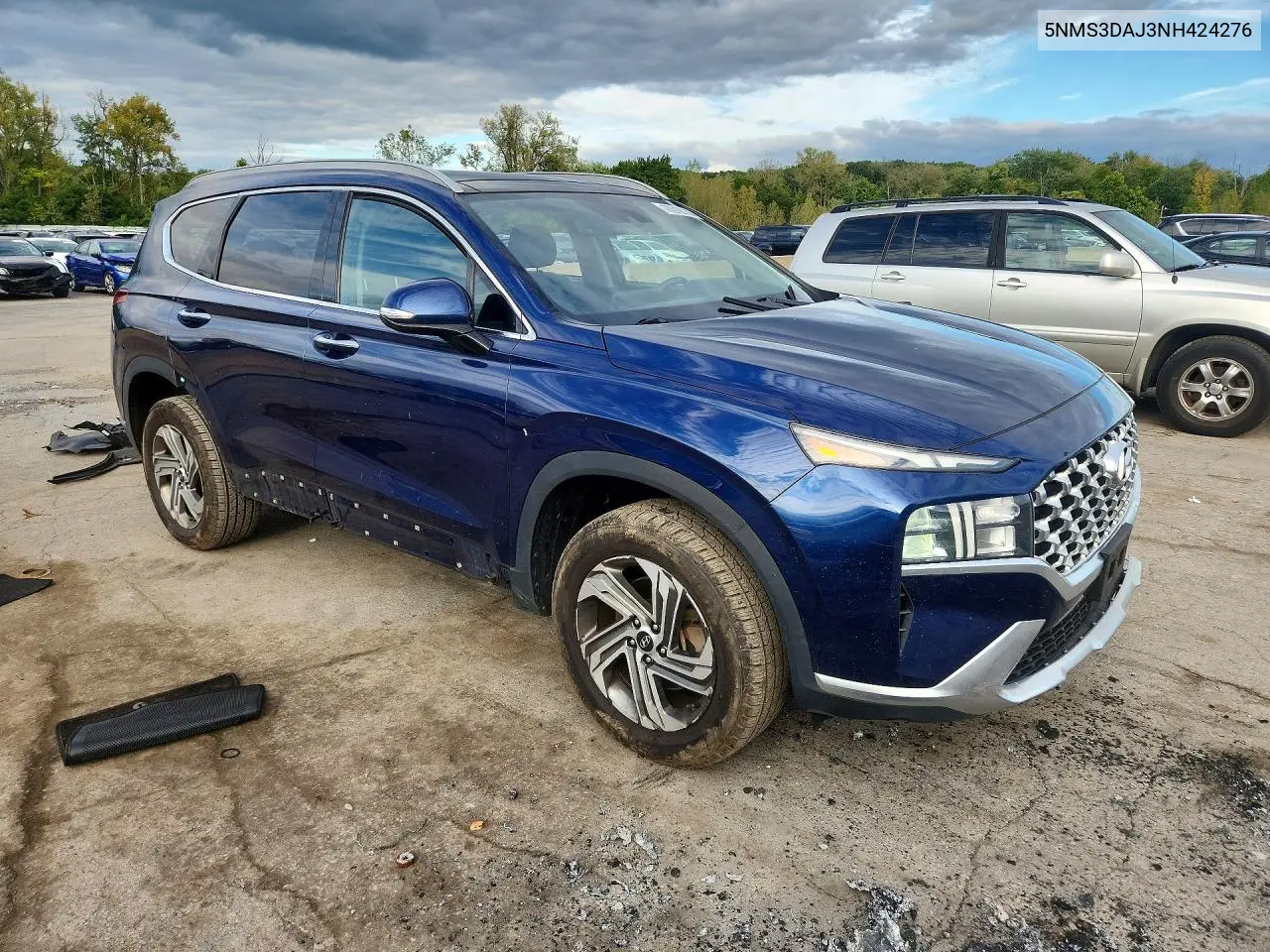 2022 HYUNDAI SANTA FE VIN 5NMS3DAJ3NH424276 — фото 4