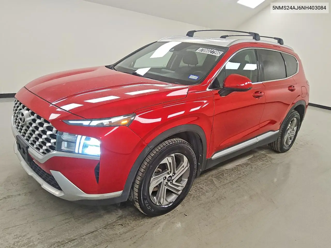 HYUNDAI SANTA FE 2022, VIN 5NMS24AJ6NH403084