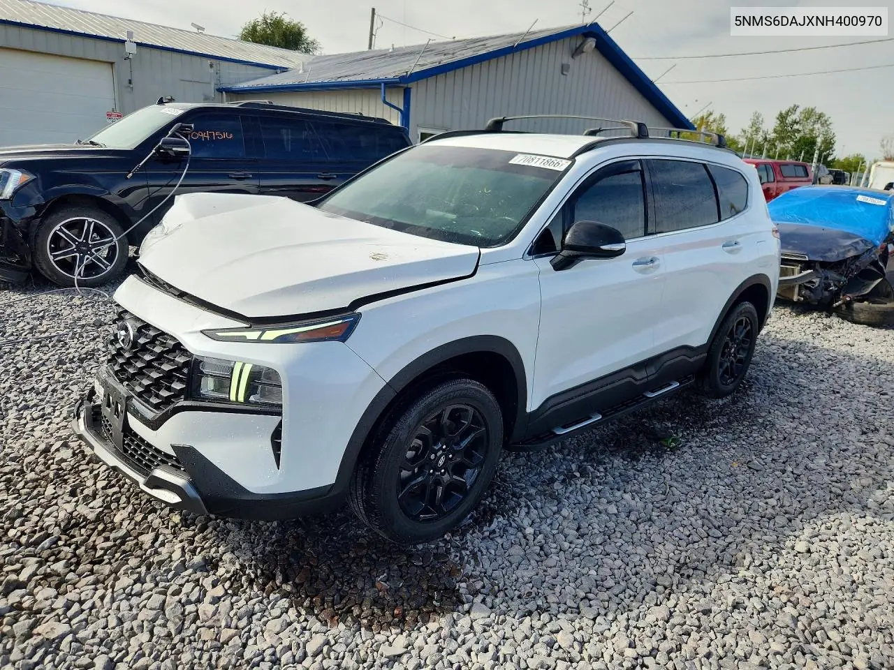 HYUNDAI SANTA FE 2022, VIN 5NMS6DAJXNH400970