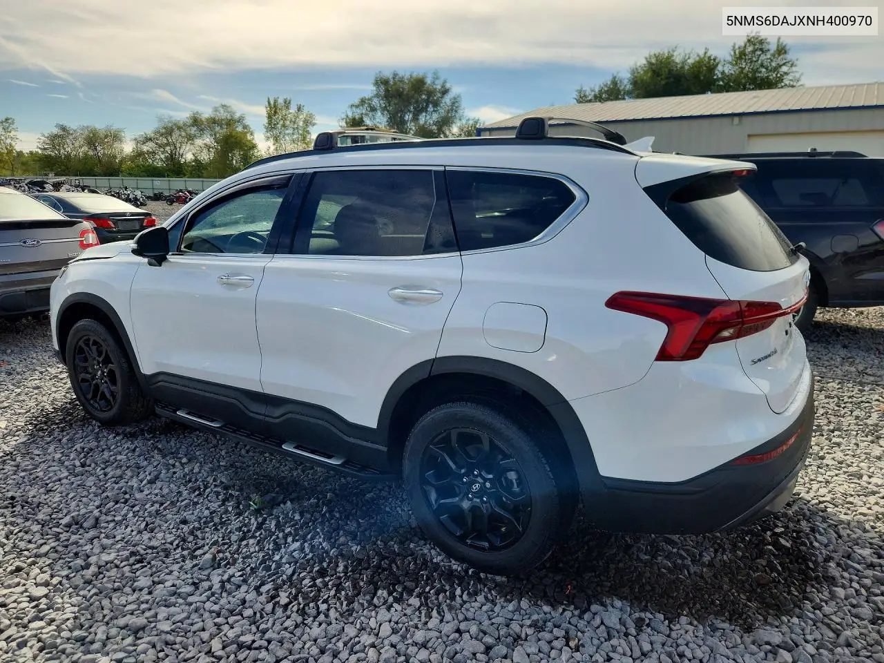 2022 HYUNDAI SANTA FE VIN 5NMS6DAJXNH400970 — фото 2