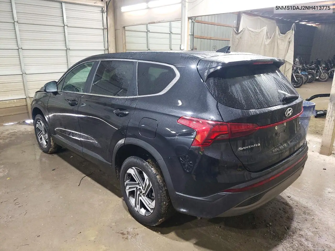 2022 HYUNDAI SANTA FE VIN 5NMS1DAJ2NH413775 — фото 2