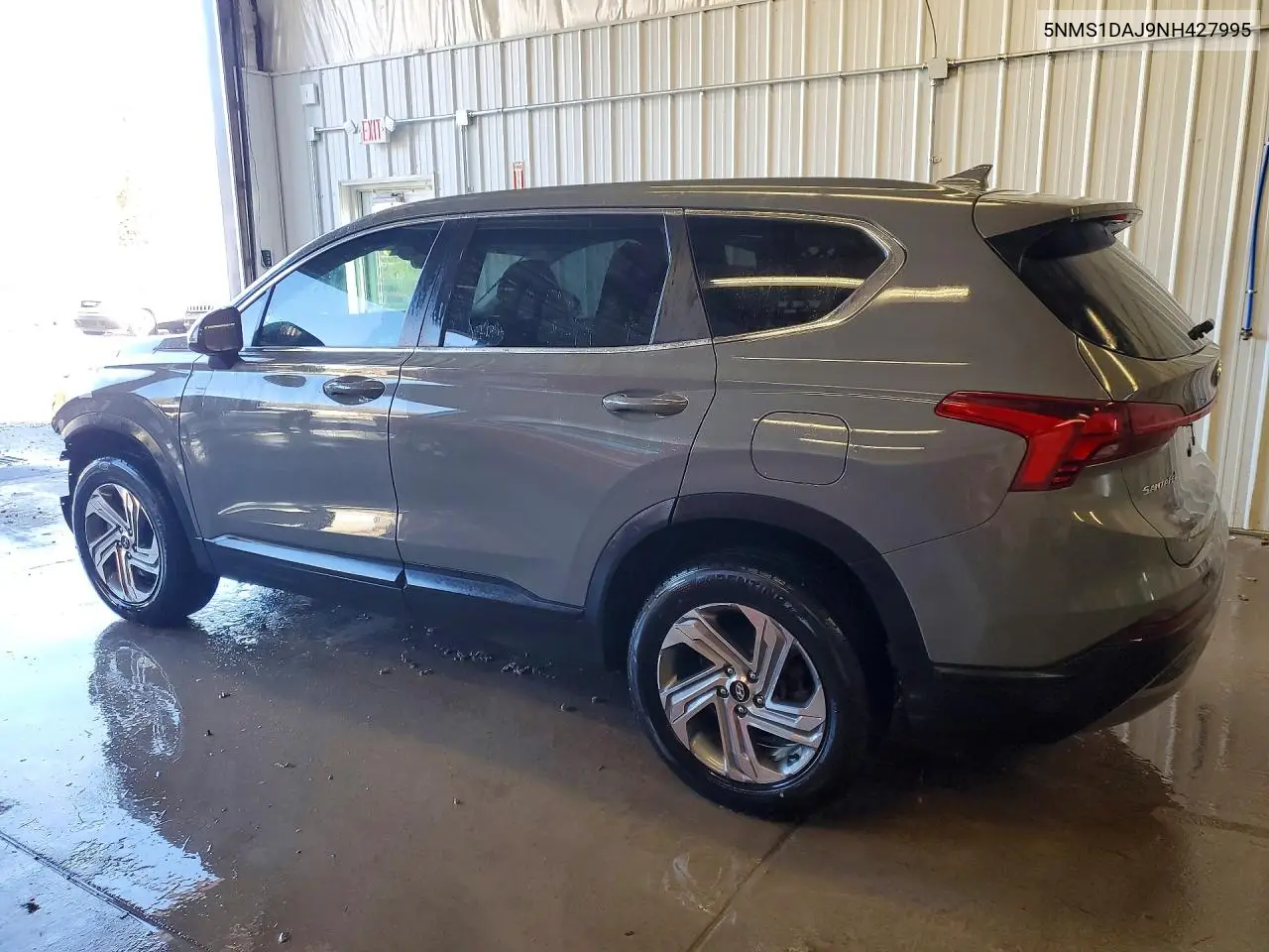 2022 HYUNDAI SANTA FE VIN 5NMS1DAJ9NH427995 — фото 2