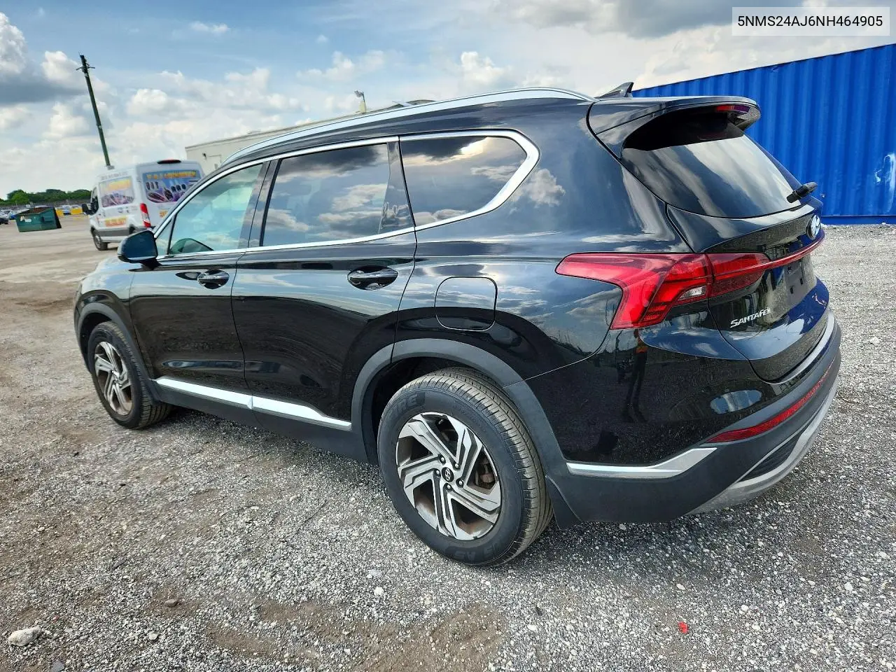 2022 HYUNDAI SANTA FE VIN 5NMS24AJ6NH464905 — фото 2