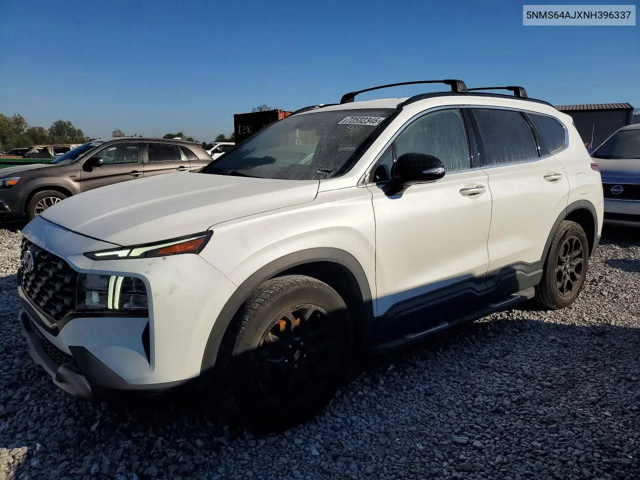 HYUNDAI SANTA FE 2022, VIN 5NMS64AJXNH396337