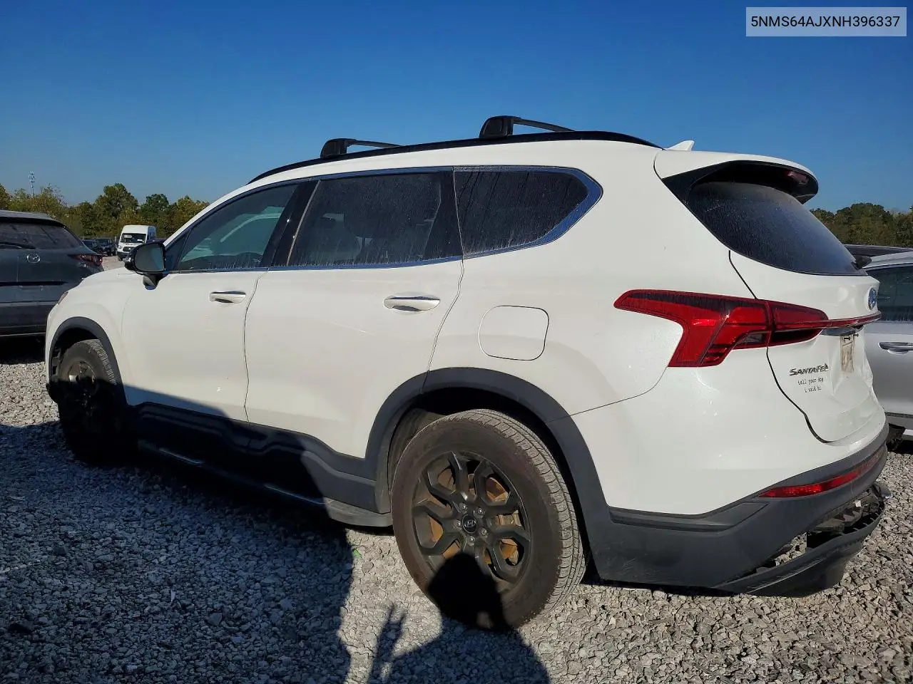 2022 HYUNDAI SANTA FE VIN 5NMS64AJXNH396337 — фото 2