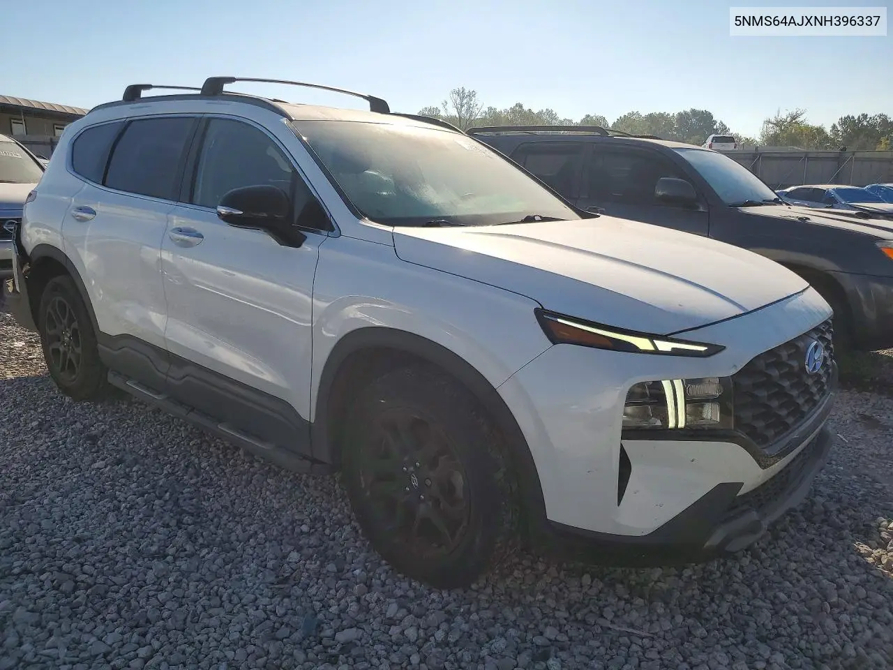 2022 HYUNDAI SANTA FE VIN 5NMS64AJXNH396337 — фото 4