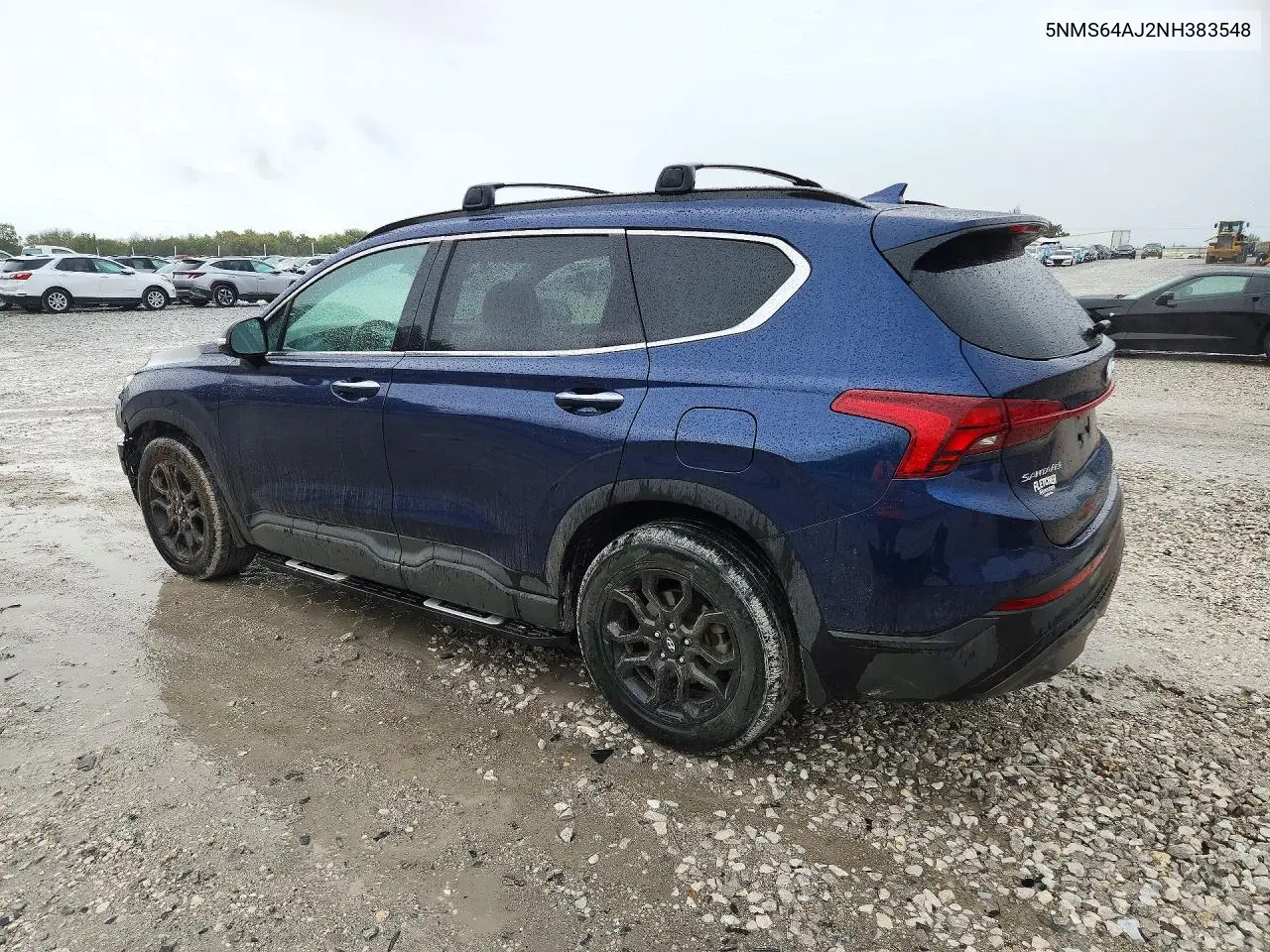 2022 HYUNDAI SANTA FE VIN 5NMS64AJ2NH383548 — фото 2