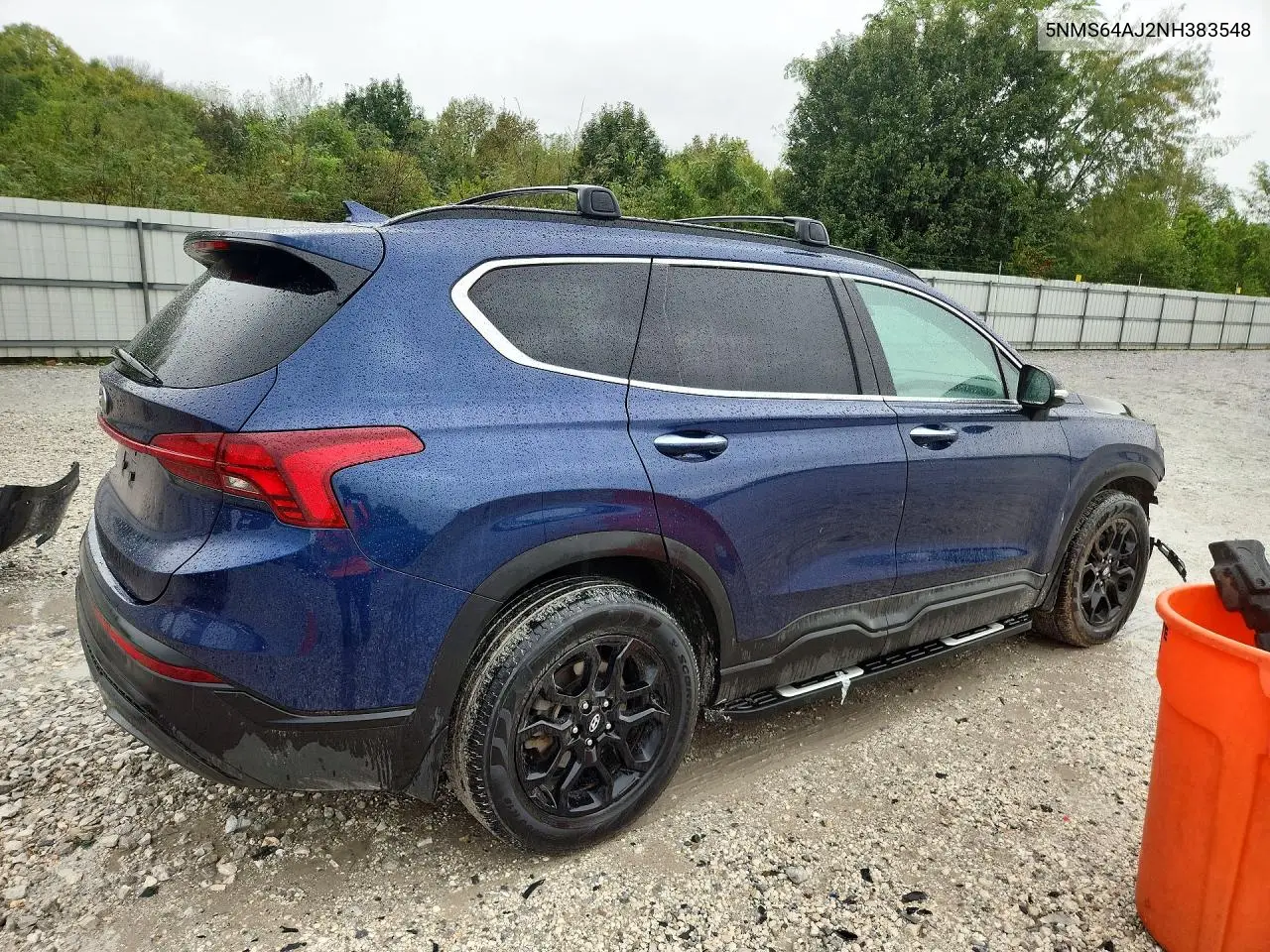2022 HYUNDAI SANTA FE VIN 5NMS64AJ2NH383548 — фото 3