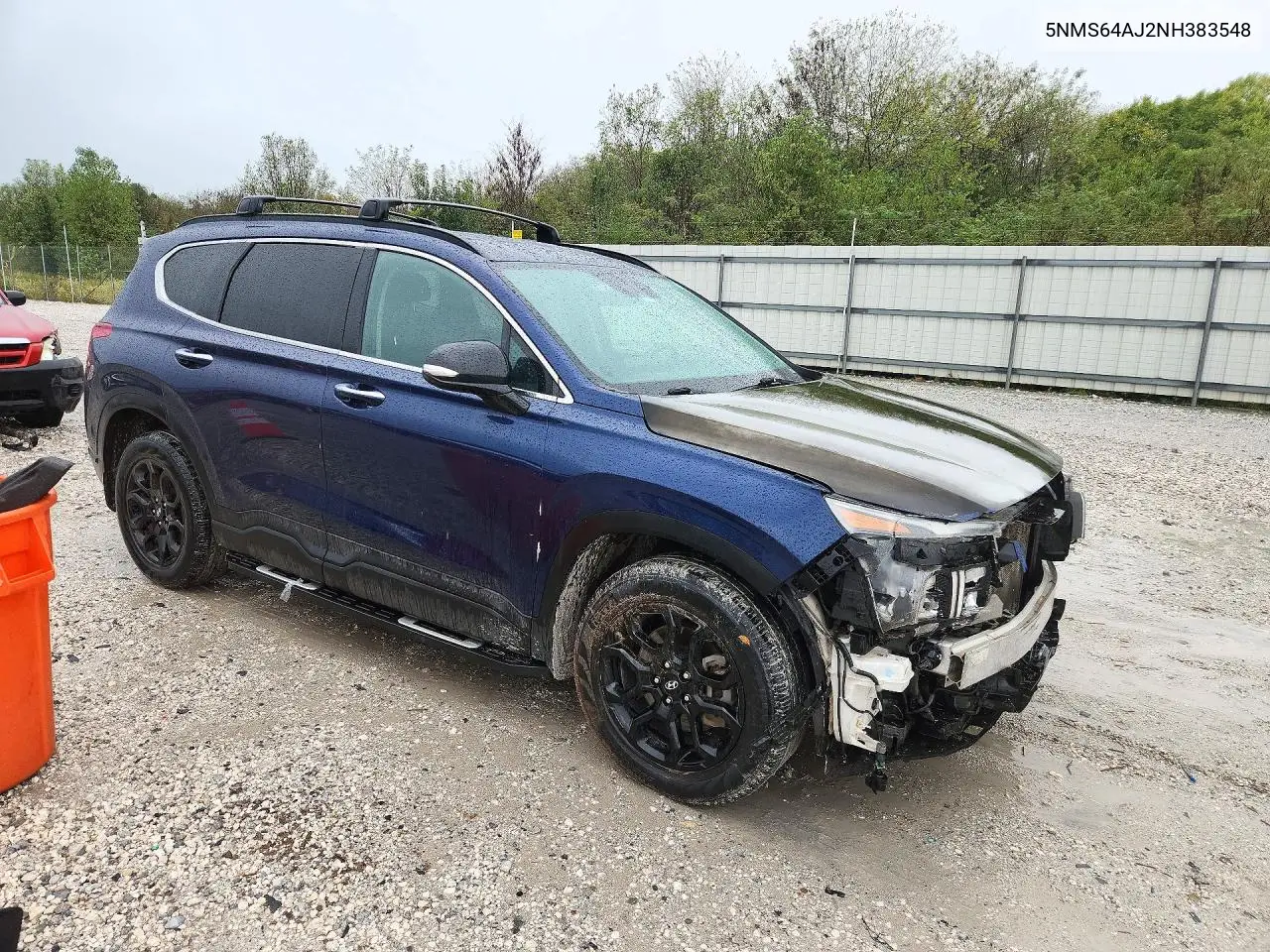 2022 HYUNDAI SANTA FE VIN 5NMS64AJ2NH383548 — фото 4