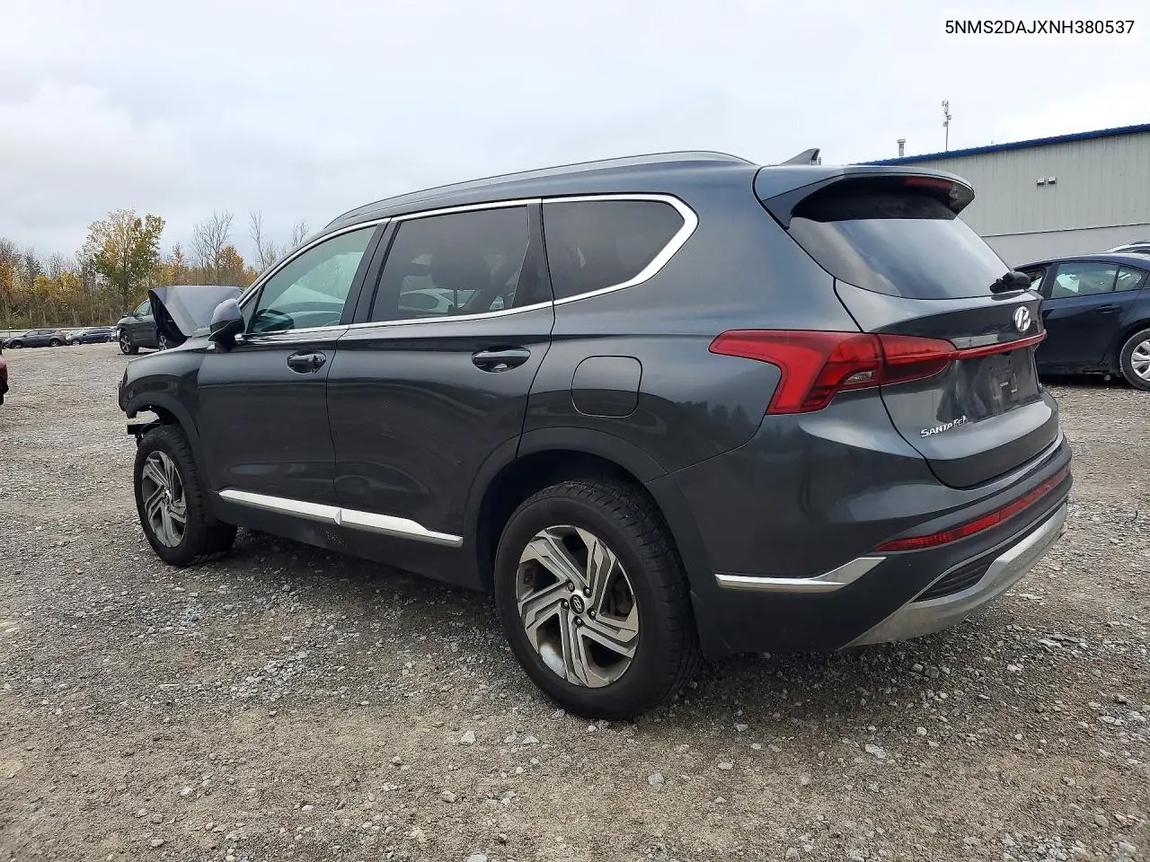 2022 HYUNDAI SANTA FE VIN 5NMS2DAJXNH380537 — фото 2