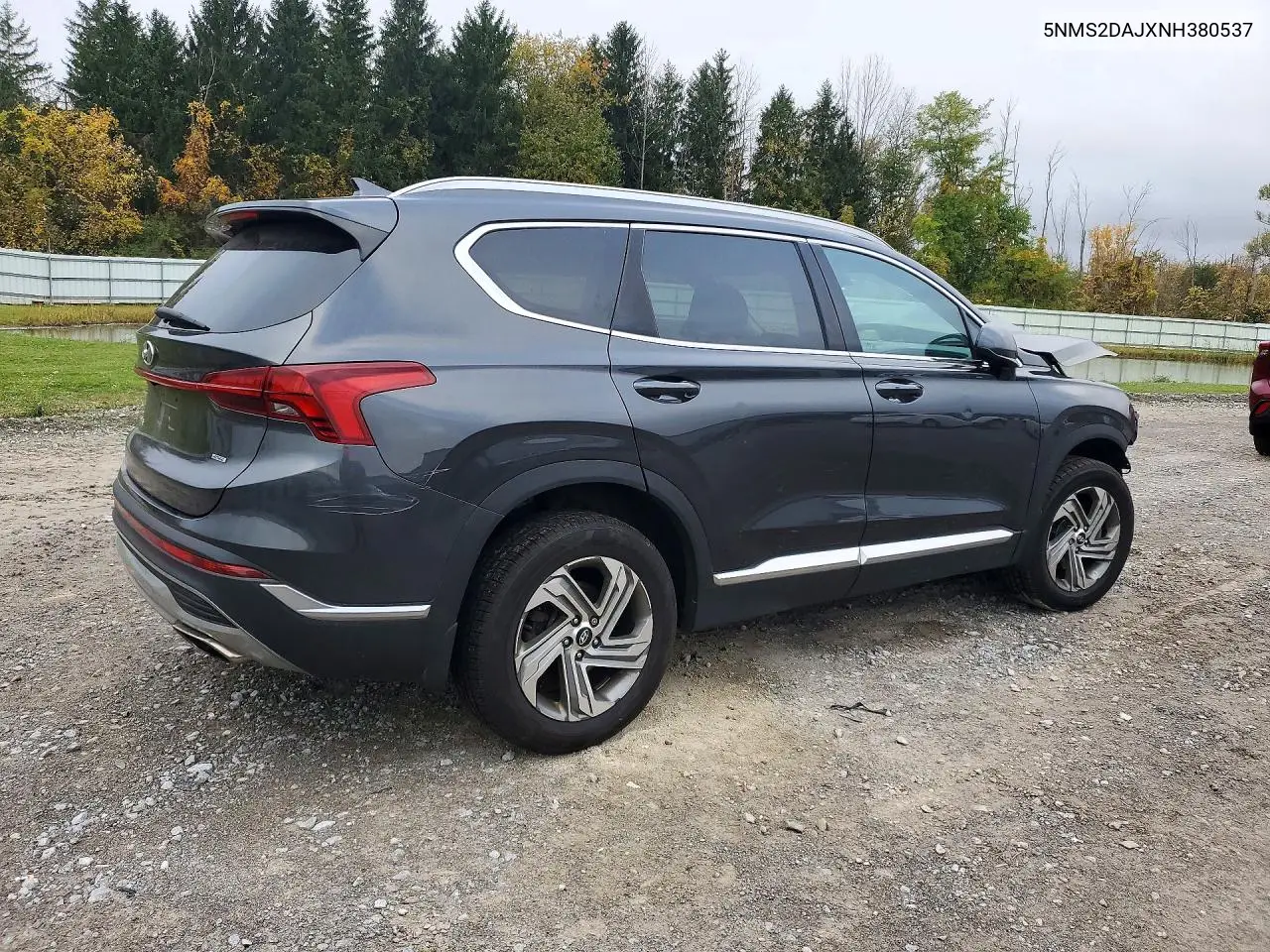 2022 HYUNDAI SANTA FE VIN 5NMS2DAJXNH380537 — фото 3
