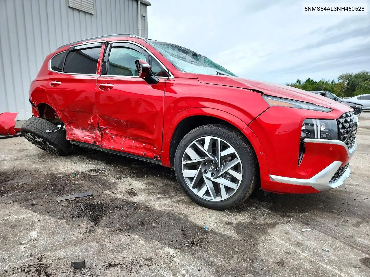 2022 HYUNDAI SANTA FE VIN 5NMS54AL3NH460528 — фото 4