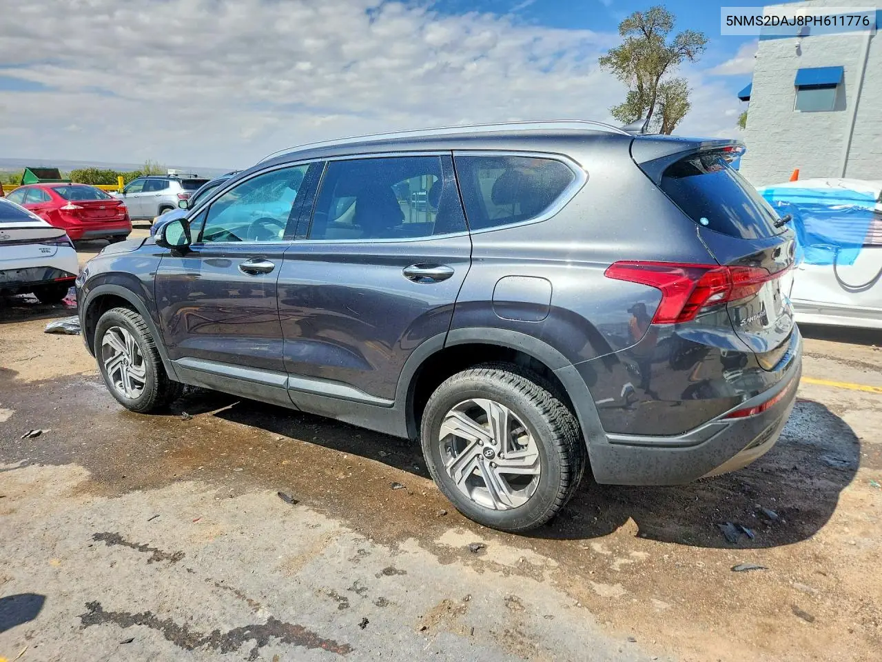 2023 HYUNDAI SANTA FE VIN 5NMS2DAJ8PH611776 — фото 2