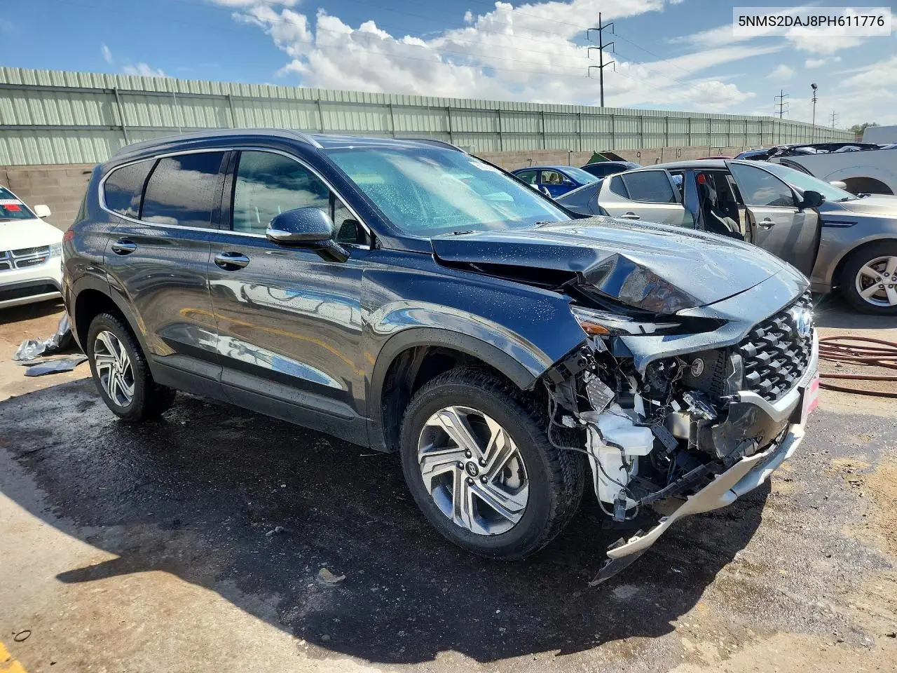 2023 HYUNDAI SANTA FE VIN 5NMS2DAJ8PH611776 — фото 4
