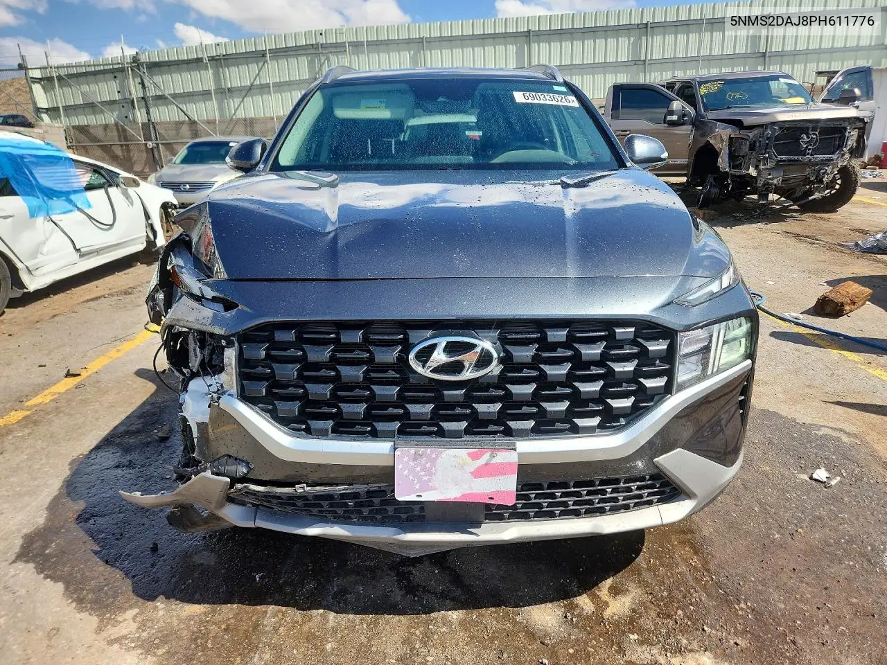 2023 HYUNDAI SANTA FE VIN 5NMS2DAJ8PH611776 — фото 5