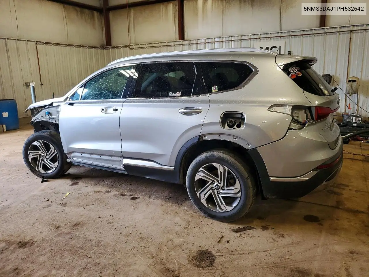 2023 HYUNDAI SANTA FE VIN 5NMS3DAJ1PH532642 — фото 2
