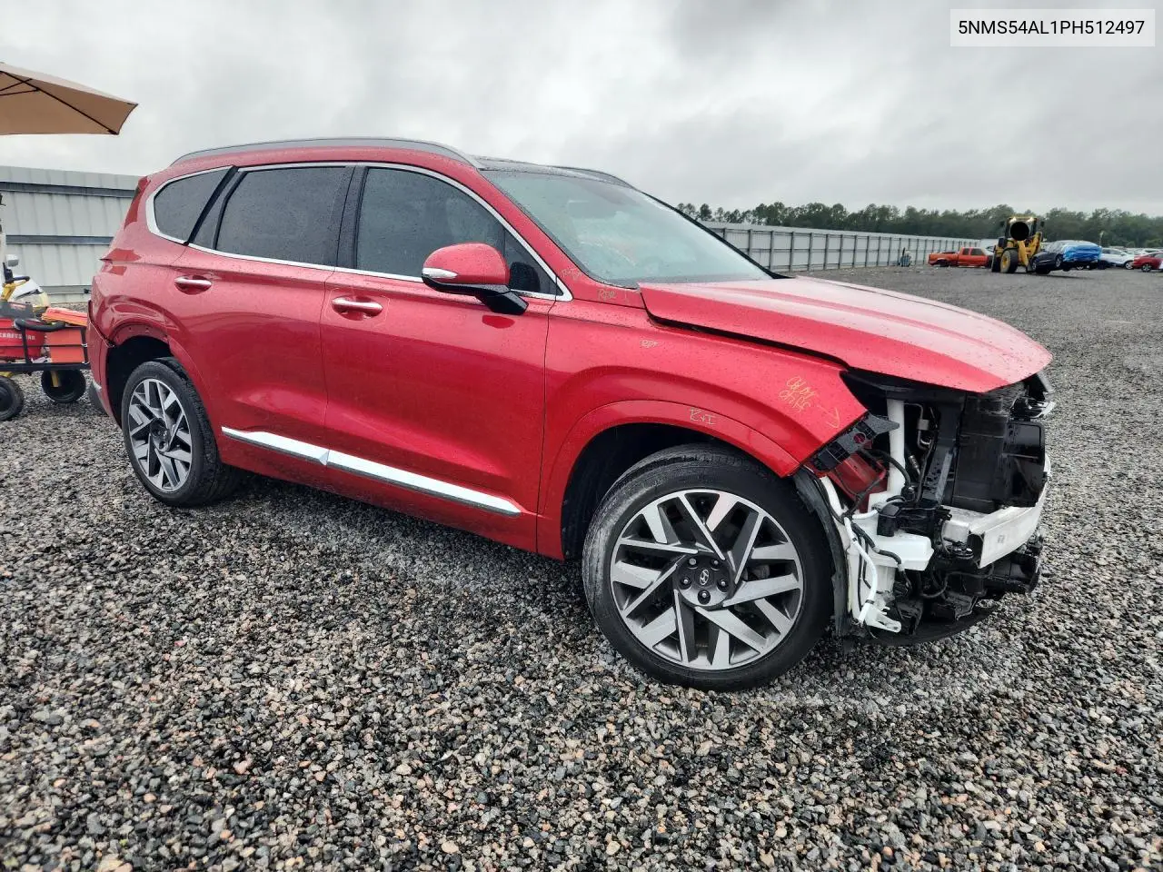 2023 HYUNDAI SANTA FE VIN 5NMS54AL1PH512497 — фото 4