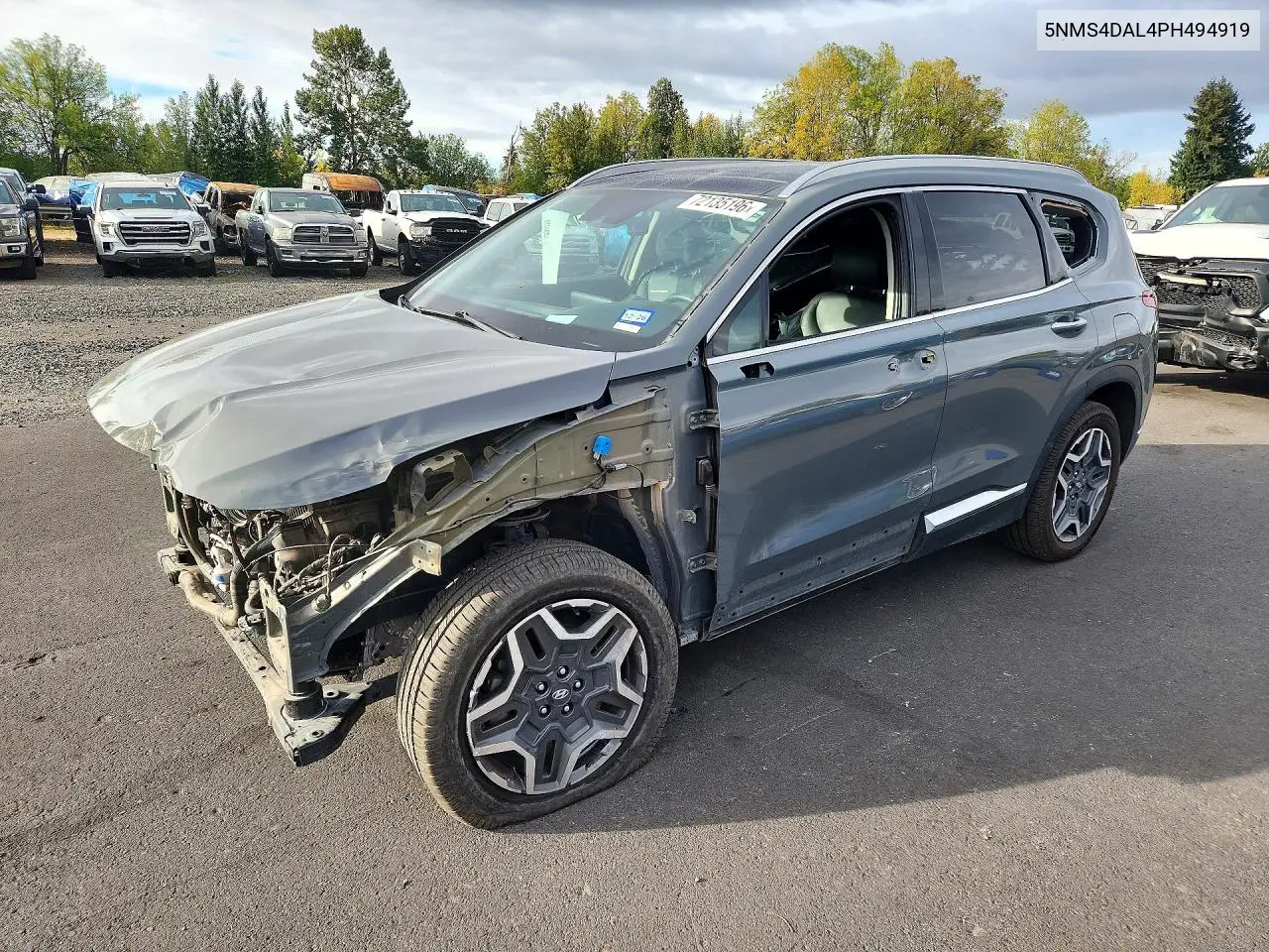 HYUNDAI SANTA FE 2023, VIN 5NMS4DAL4PH494919