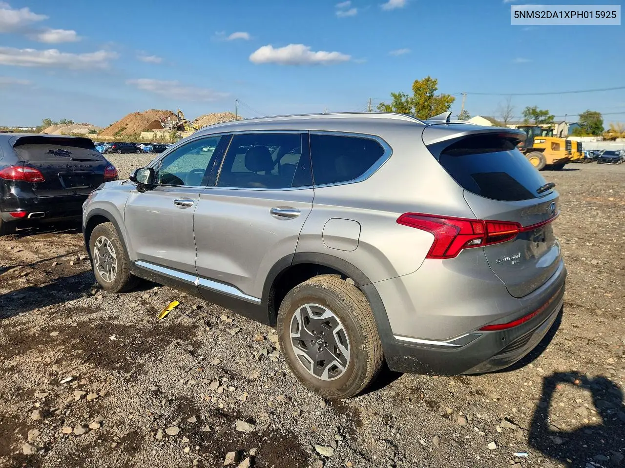 2023 HYUNDAI SANTA FE VIN 5NMS2DA1XPH015925 — фото 2