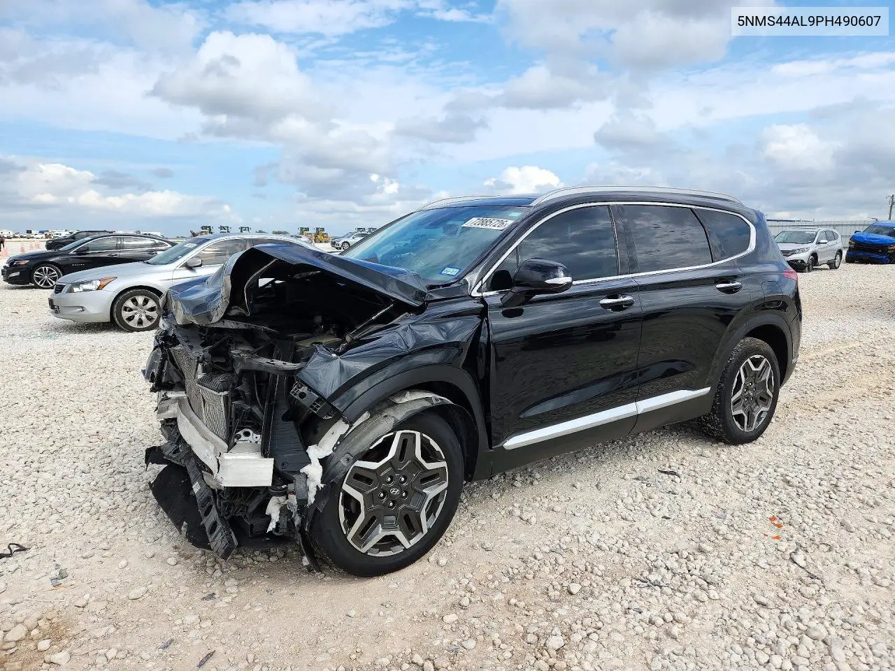 HYUNDAI SANTA FE 2023, VIN 5NMS44AL9PH490607