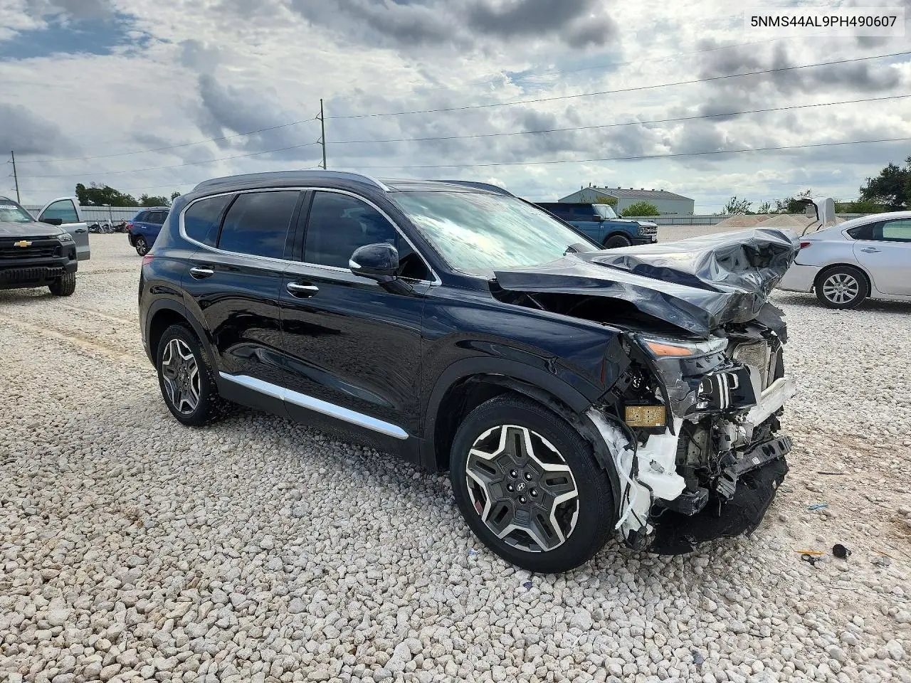 2023 HYUNDAI SANTA FE VIN 5NMS44AL9PH490607 — фото 4