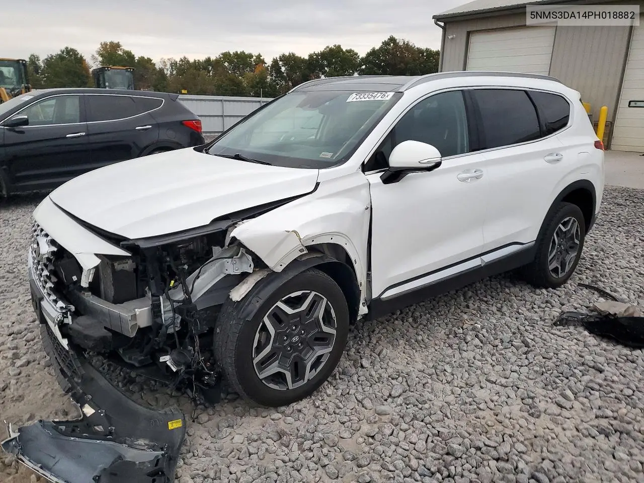 HYUNDAI SANTA FE 2023, VIN 5NMS3DA14PH018882