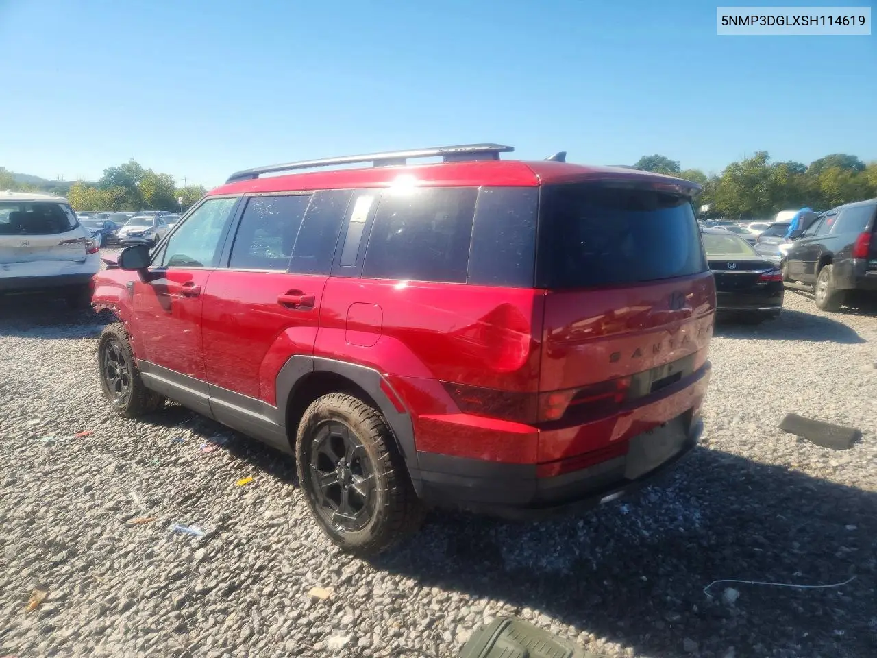 2025 HYUNDAI SANTA FE VIN 5NMP3DGLXSH114619 — фото 2