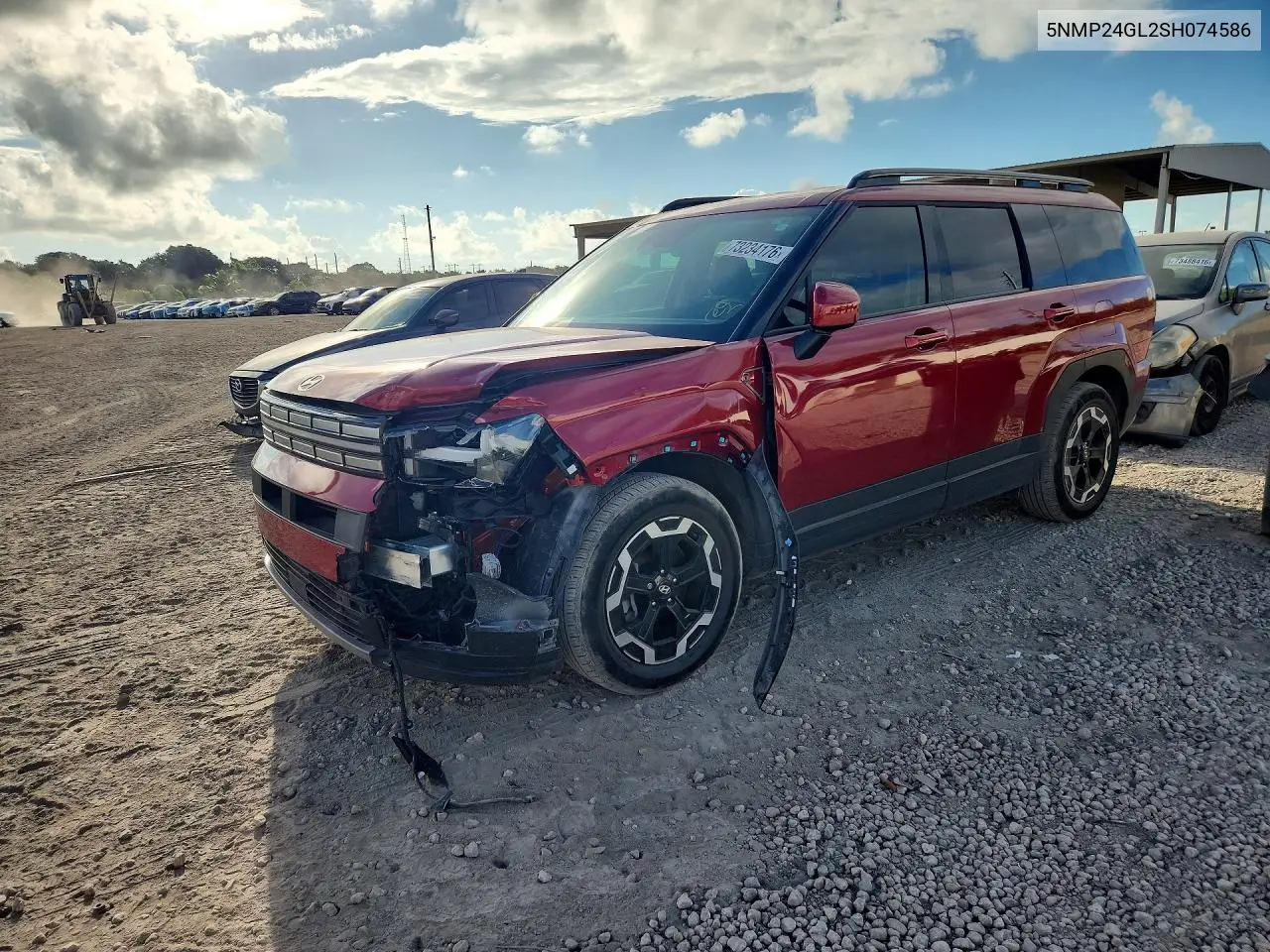 HYUNDAI SANTA FE 2025, VIN 5NMP24GL2SH074586