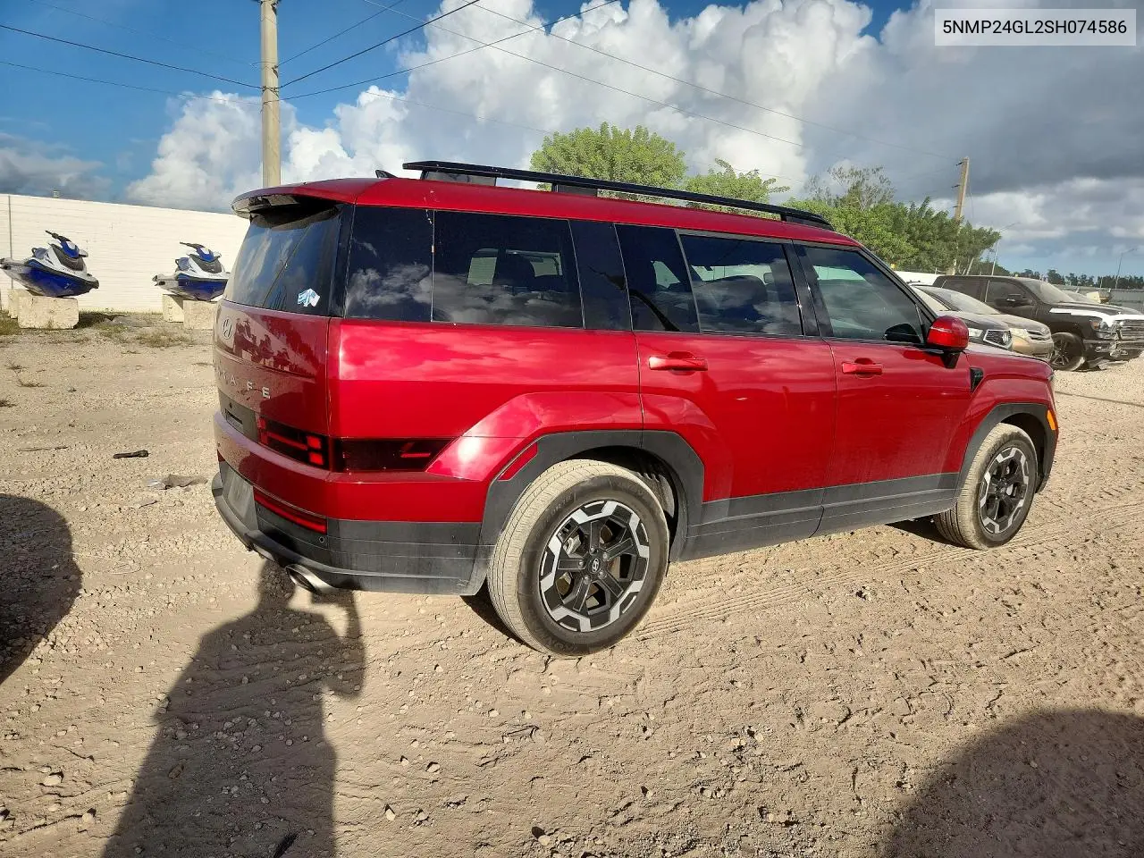 2025 HYUNDAI SANTA FE VIN 5NMP24GL2SH074586 — фото 3