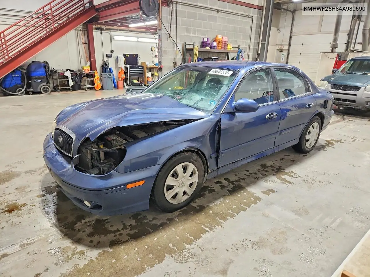 HYUNDAI SONATA 2004, VIN KMHWF25H84A980690