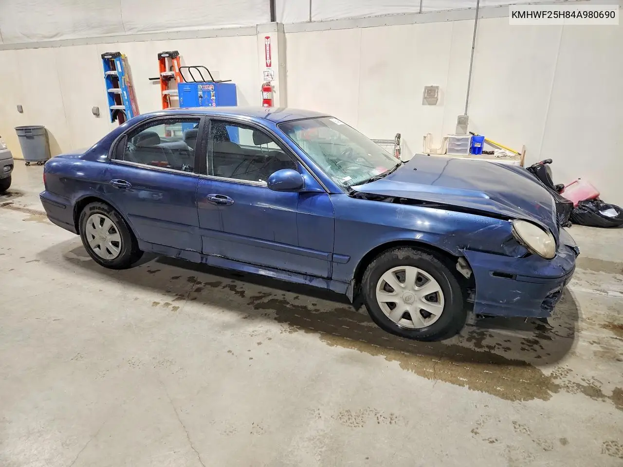 2004 HYUNDAI SONATA VIN KMHWF25H84A980690 — фото 4
