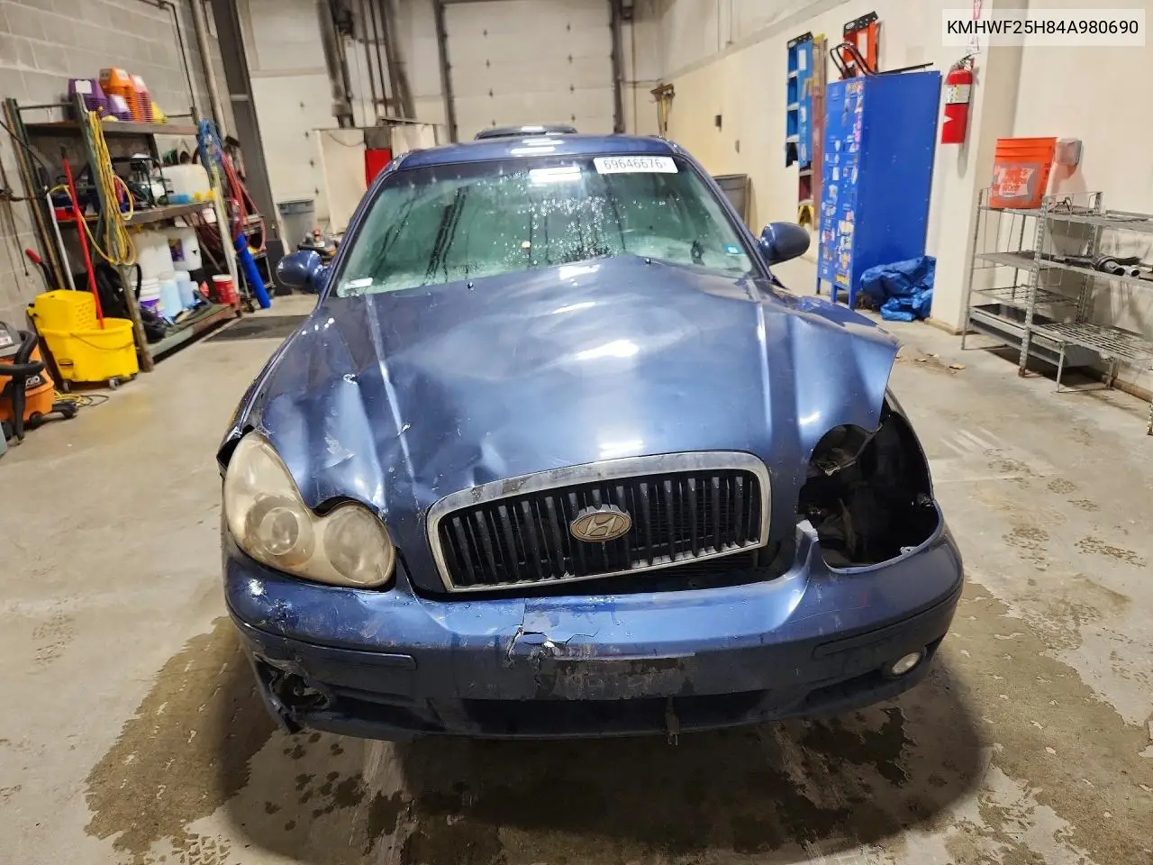 2004 HYUNDAI SONATA VIN KMHWF25H84A980690 — фото 5