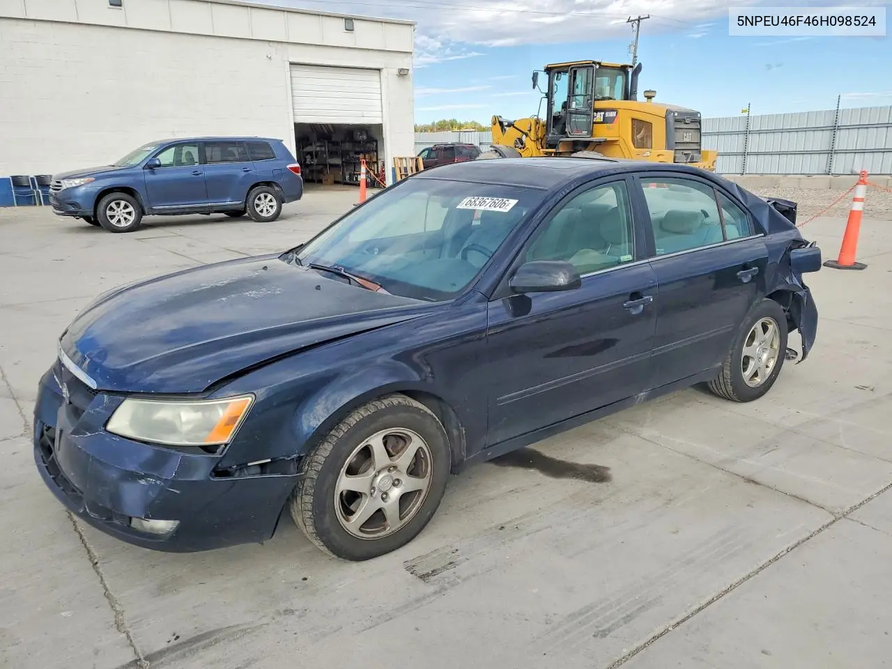 HYUNDAI SONATA 2006, VIN 5NPEU46F46H098524