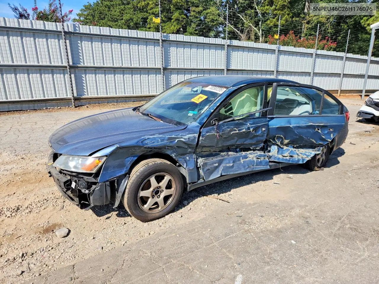 HYUNDAI SONATA 2006, VIN 5NPEU46C26H176076