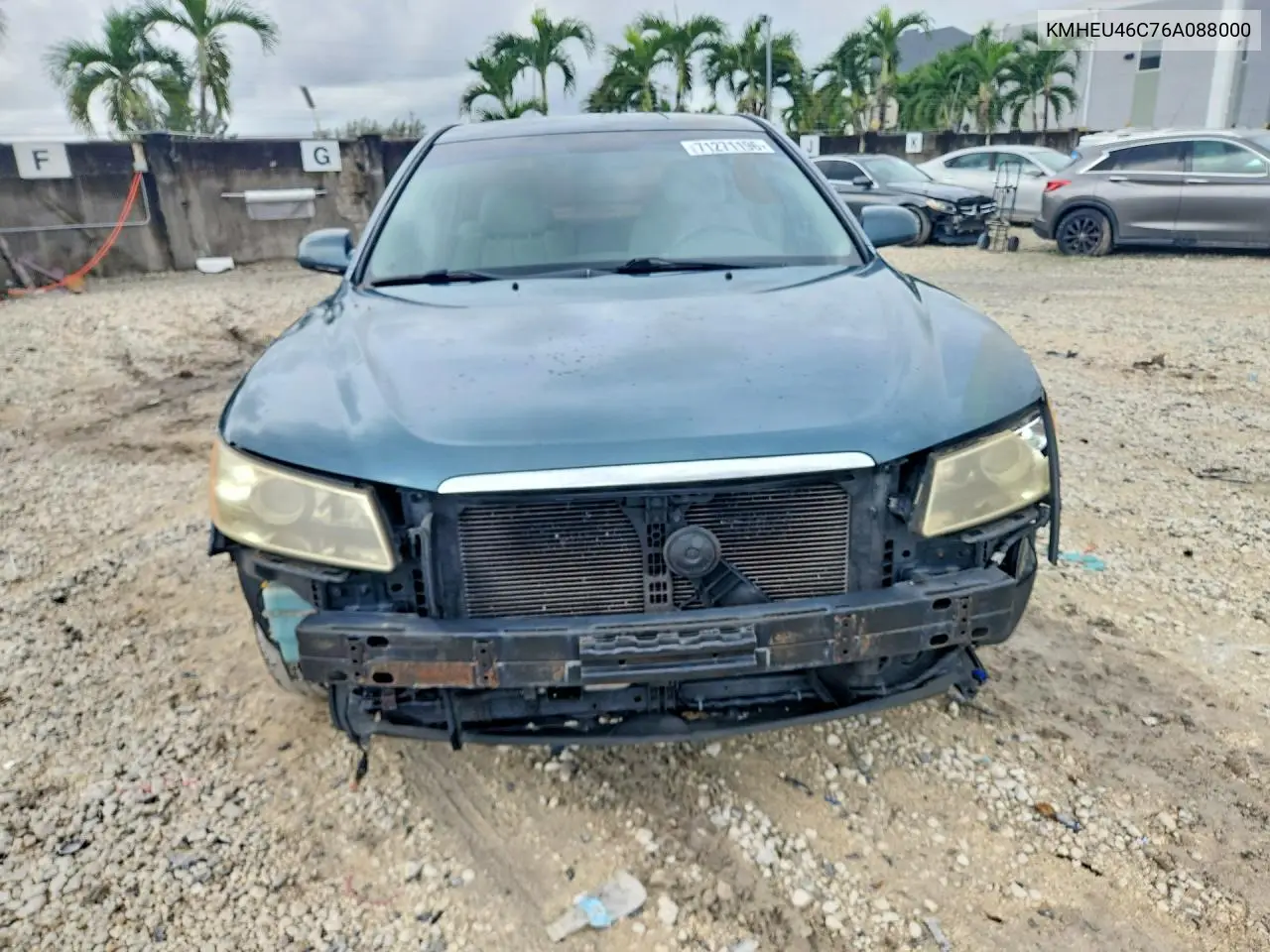 2006 HYUNDAI SONATA VIN KMHEU46C76A088000 — фото 5
