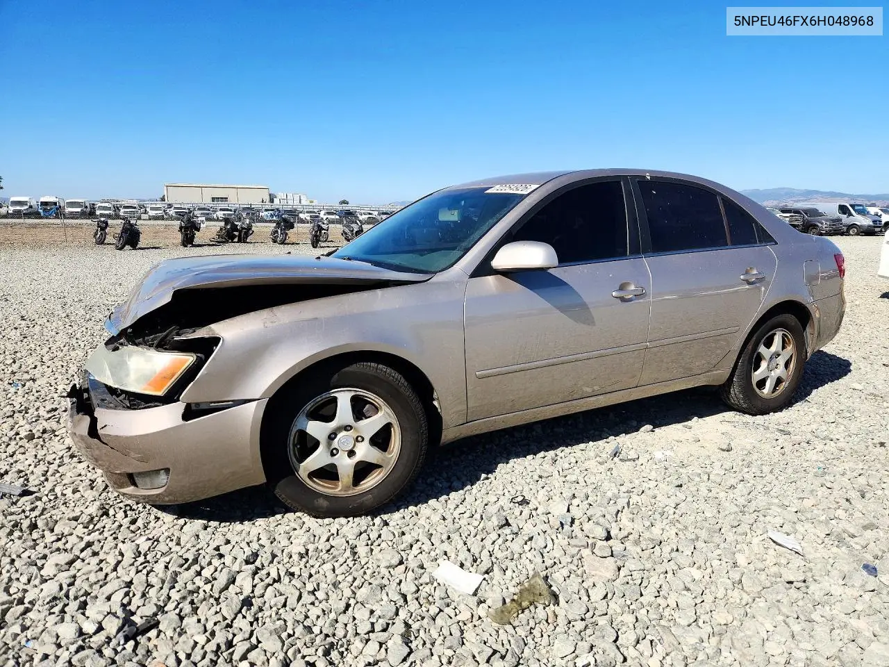 HYUNDAI SONATA 2006, VIN 5NPEU46FX6H048968