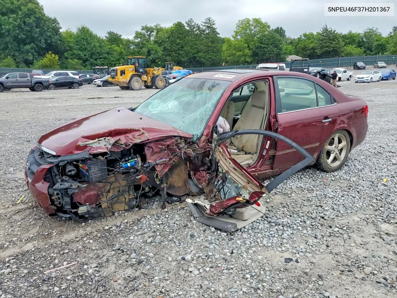 HYUNDAI SONATA 2007, VIN 5NPEU46F37H201367