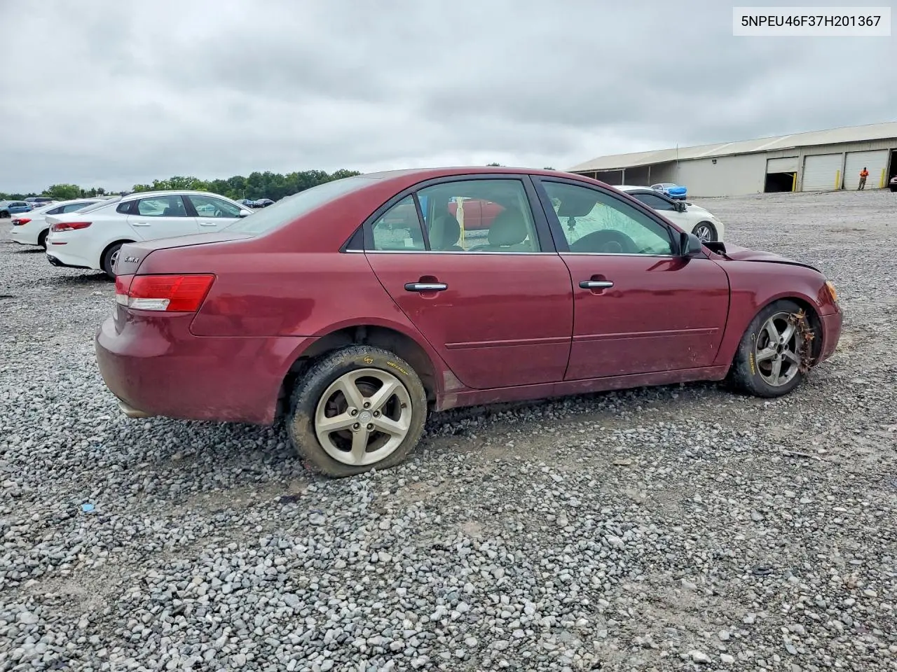 2007 HYUNDAI SONATA VIN 5NPEU46F37H201367 — фото 3