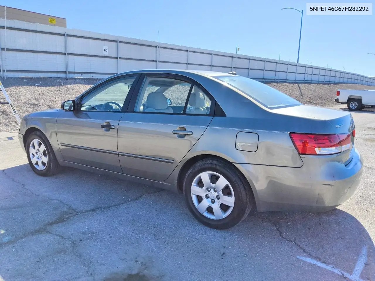 2007 HYUNDAI SONATA VIN 5NPET46C67H282292 — фото 2