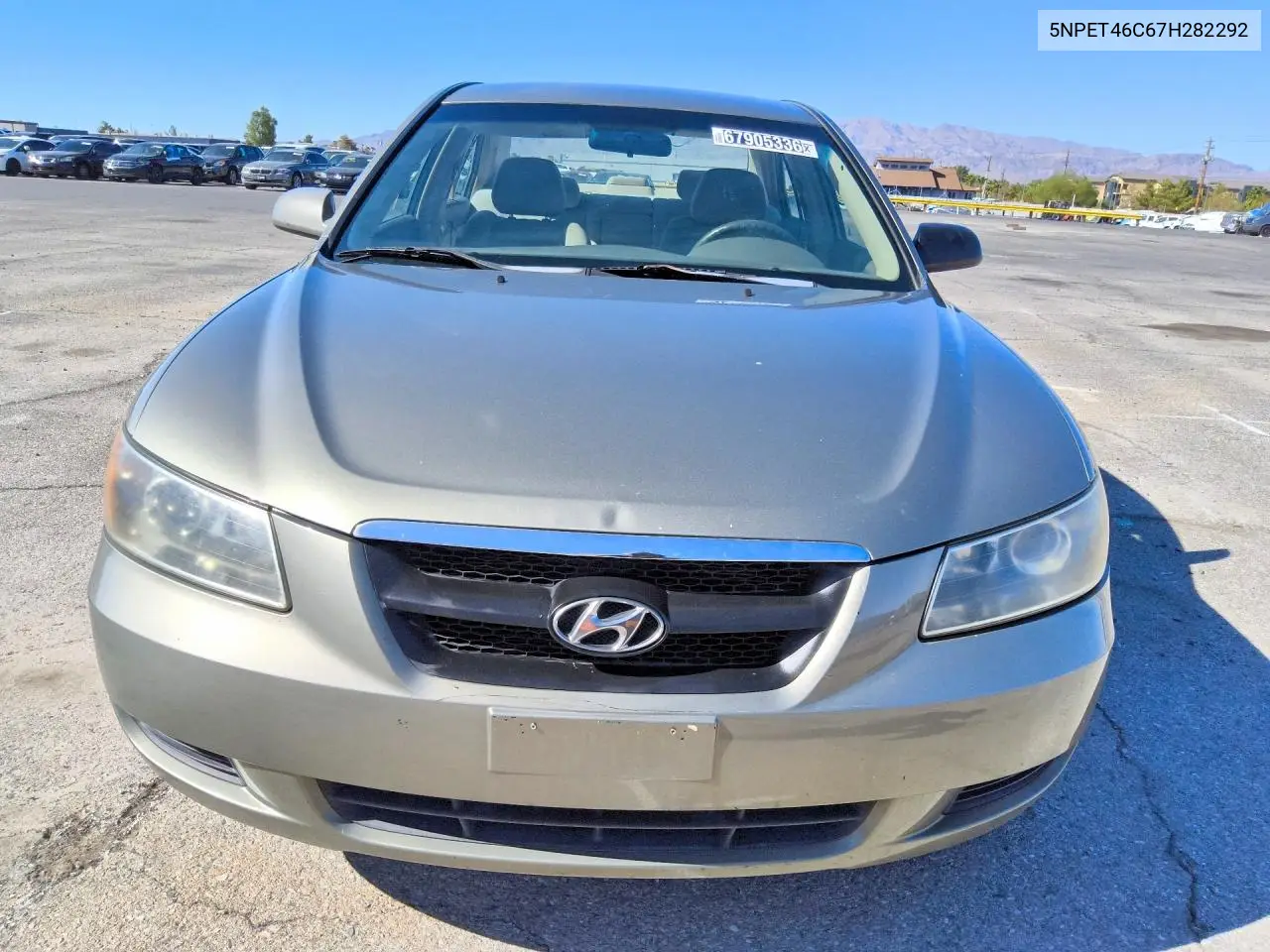 2007 HYUNDAI SONATA VIN 5NPET46C67H282292 — фото 5